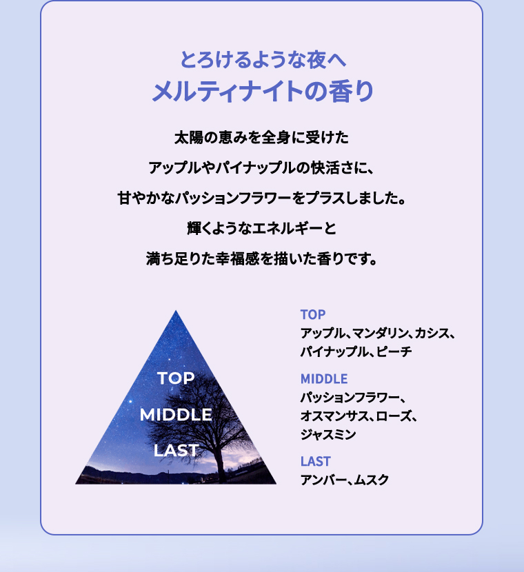 メルティナイトの香り