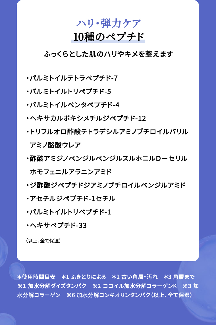 ハリ・弾力ケア