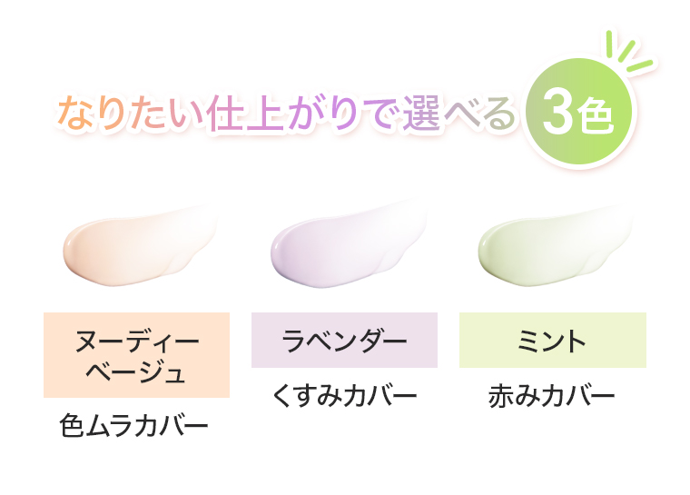 なりたい仕上がりで選べる