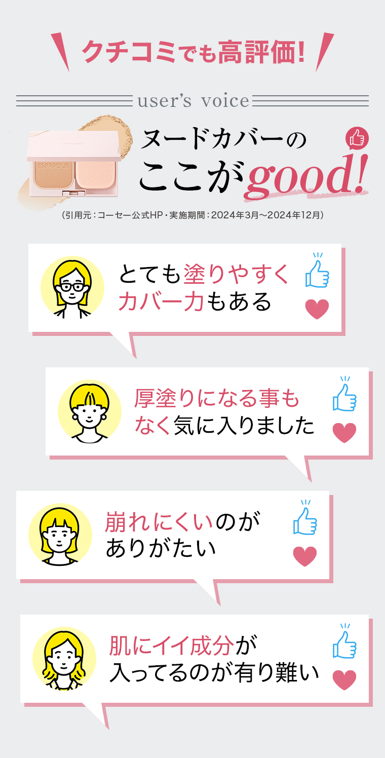 ヌードカバーのここがGOOD