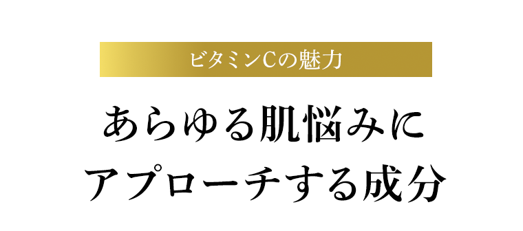 [ビタミンCの魅力] あらゆる肌悩みにアプローチする成分
