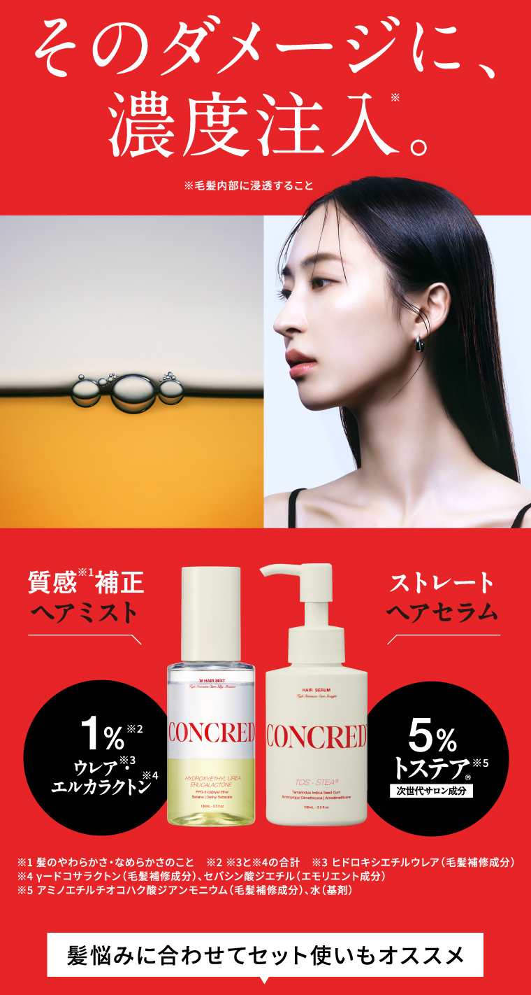 そのダメージに、濃度注入。