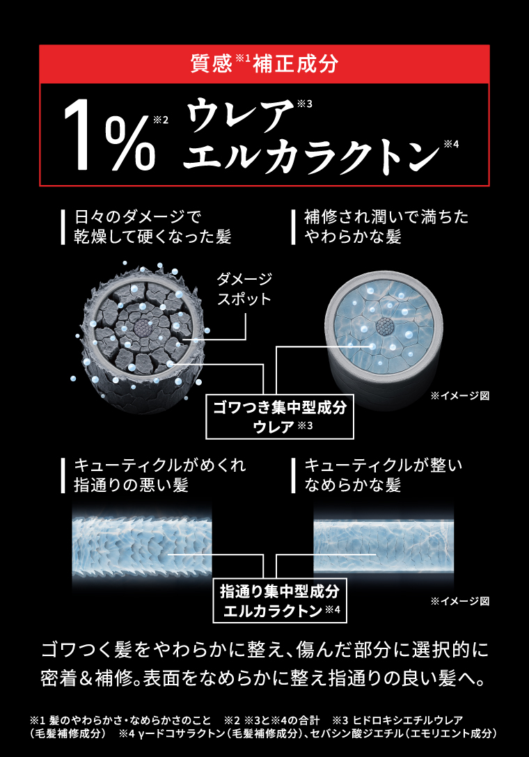 質感補正成分 1%ウレアエルカラクトン