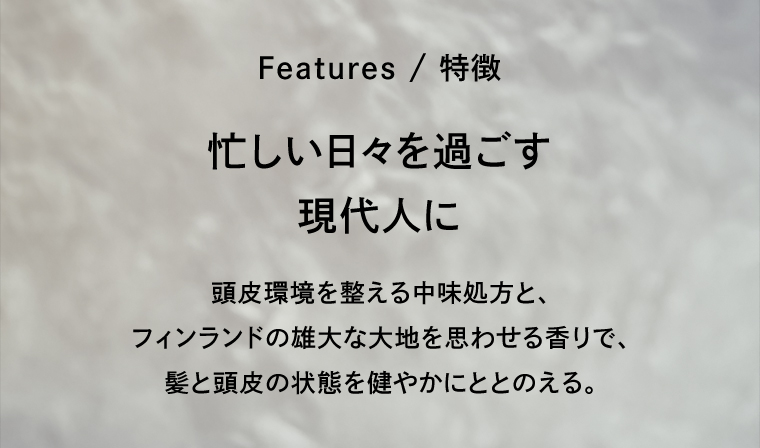 Features 特徴