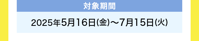 対象期間