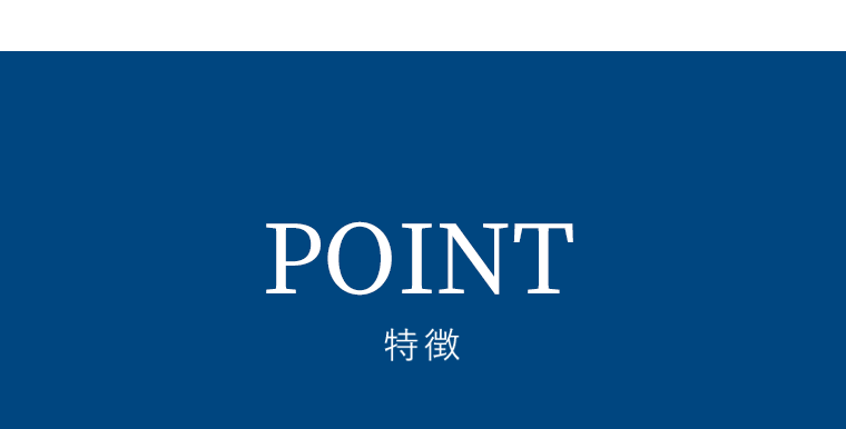 POINT 特徴