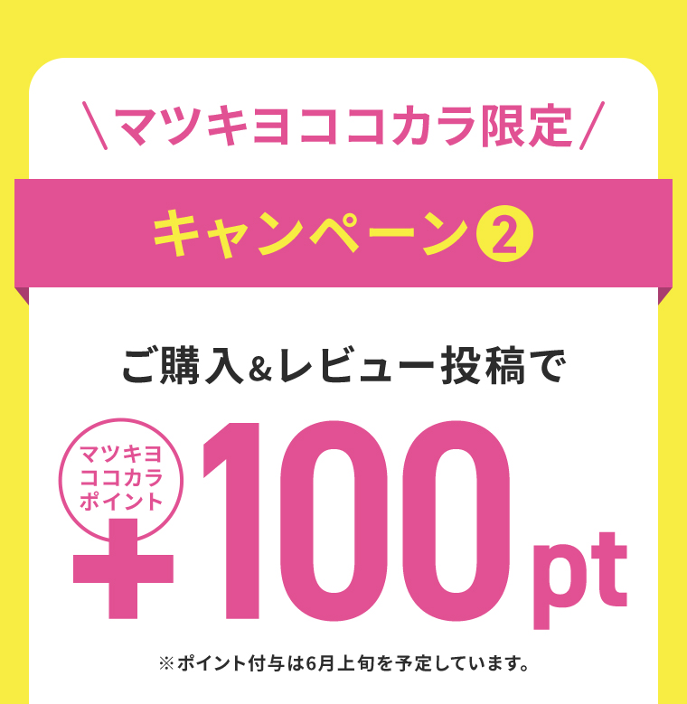 キャンペーン2 購入＆レビュー投稿で+100pt