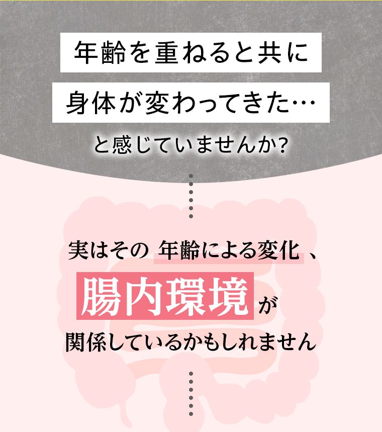 腸内環境が関係しているかもしてません