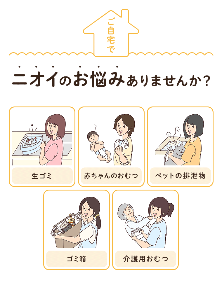 ニオイの悩みありあませんか？