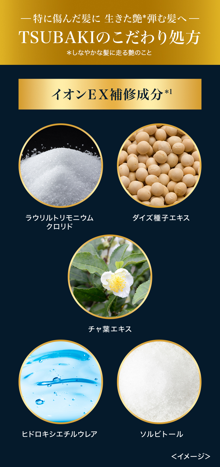 TSUBAKIのこだわり処方