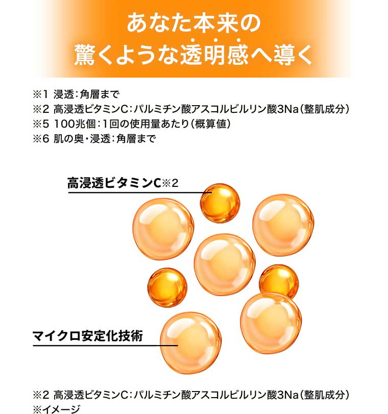 あなた本来の驚くような透明感へ導く