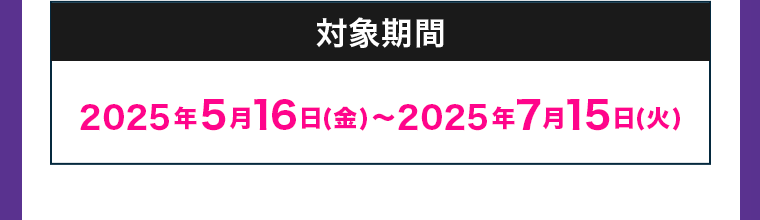 対象期間