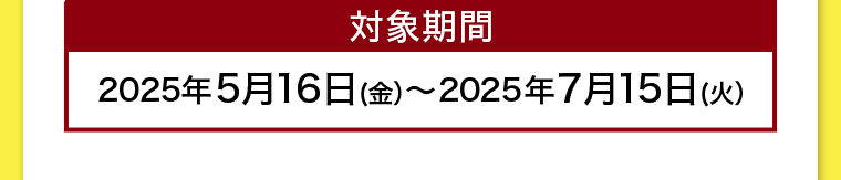対象期間