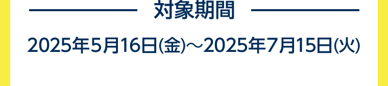 対象期間