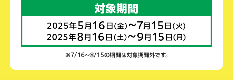 対象期間