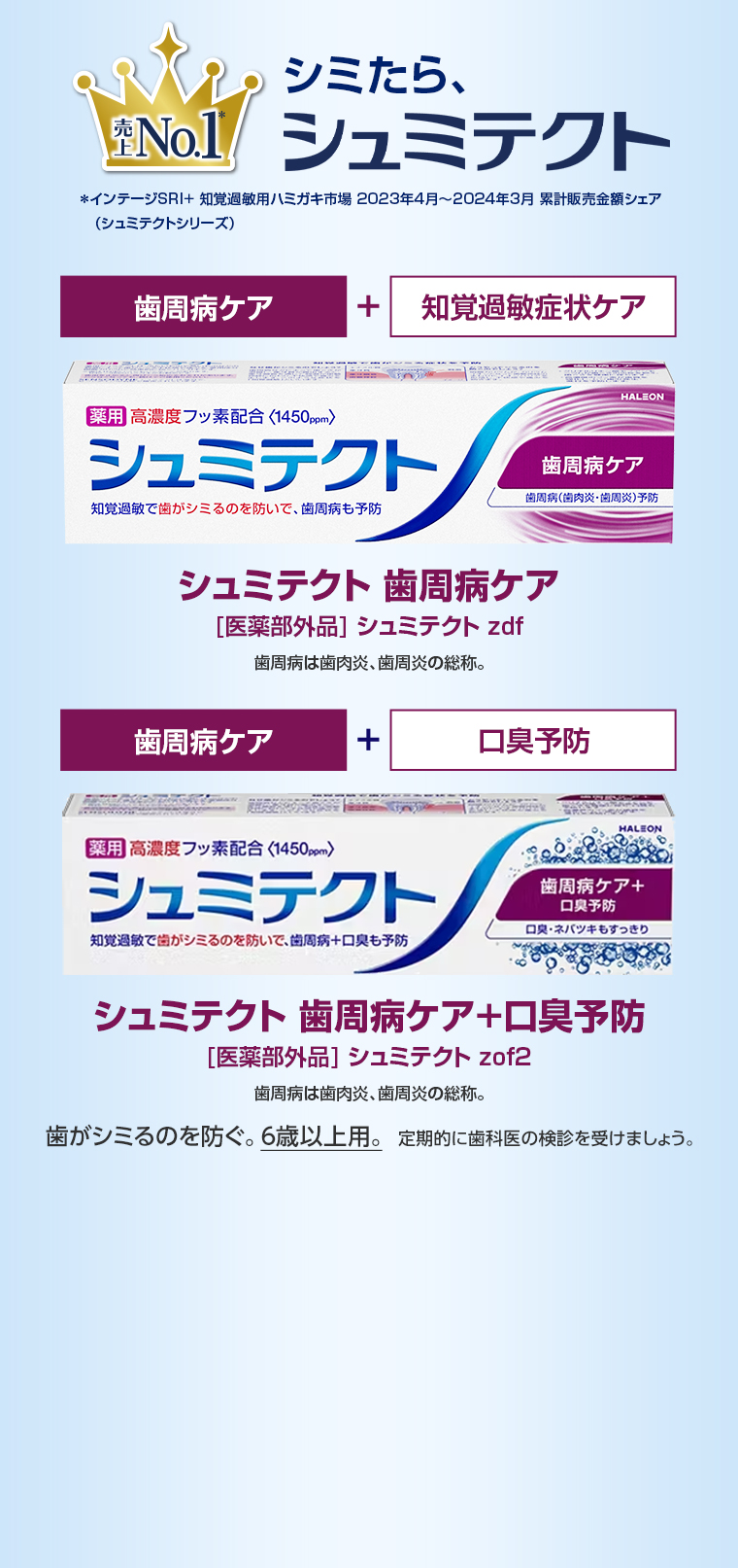 シミたら、シュミテクト