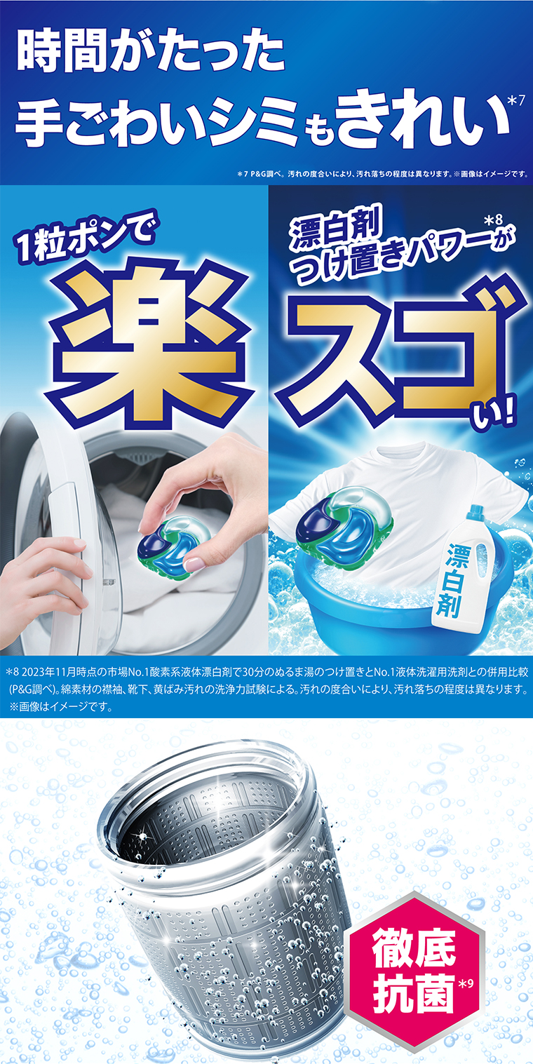 時間がたった手ごわいシミもきれい