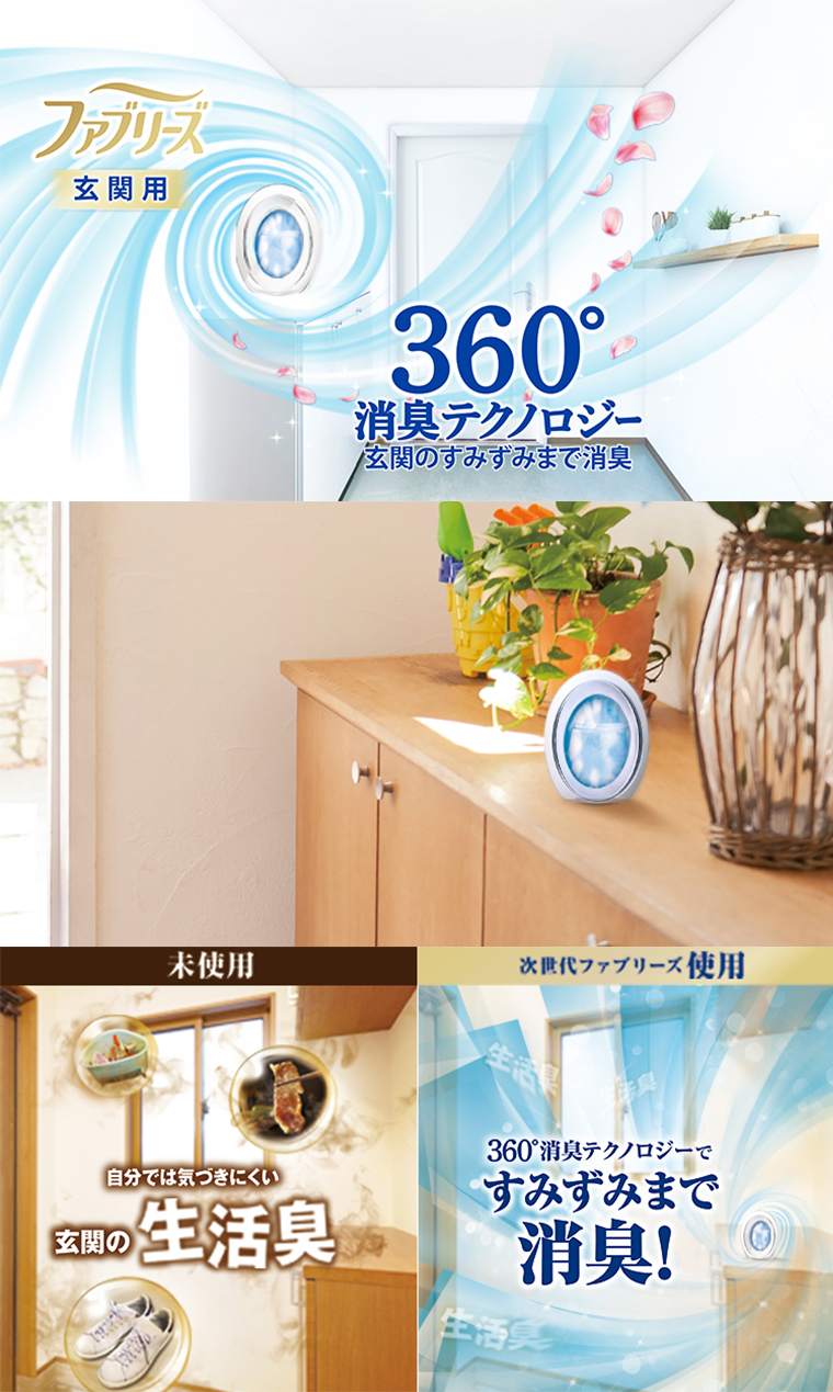 360°消臭テクノロジー
