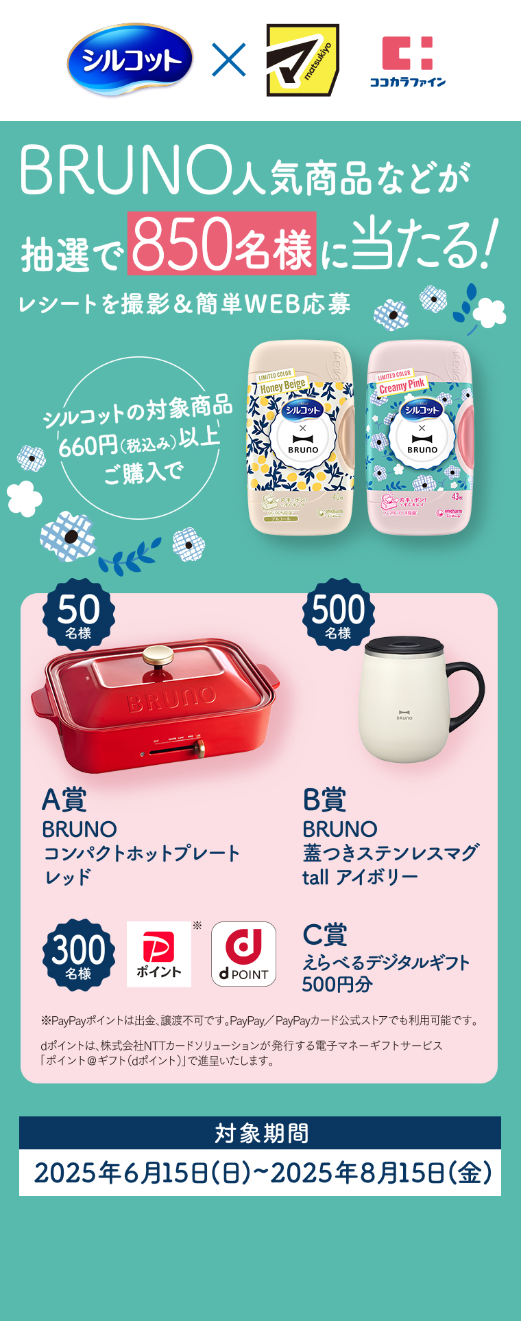 シルコット x マツキヨココカラ