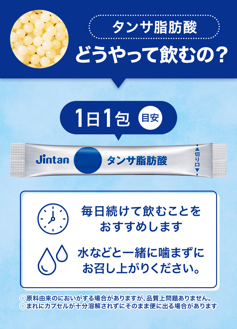 1日1包 水などと一緒に噛まずにお召し上がりください