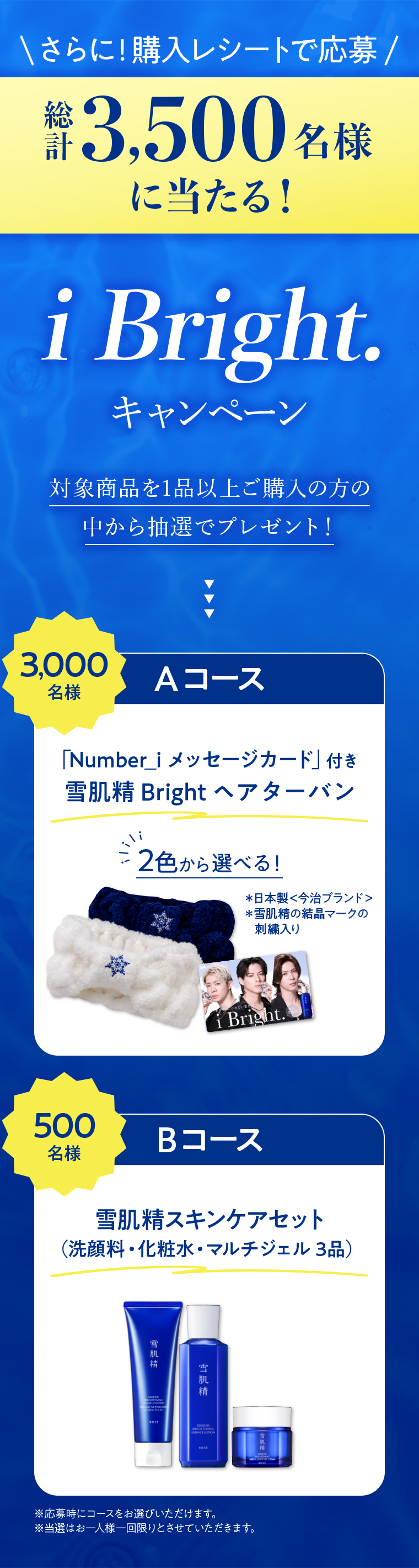 さらに！購入レシートで応募