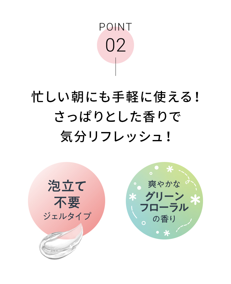 さっぱりとした香りで気分リフレッシュ
