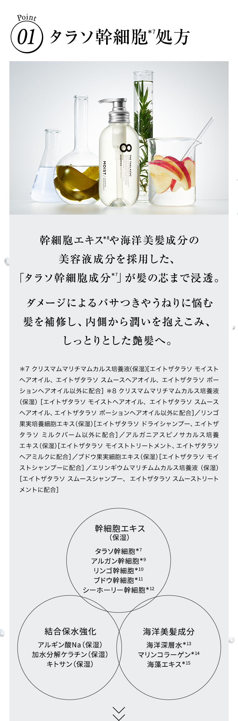 POINT01タラソ幹細胞処方 