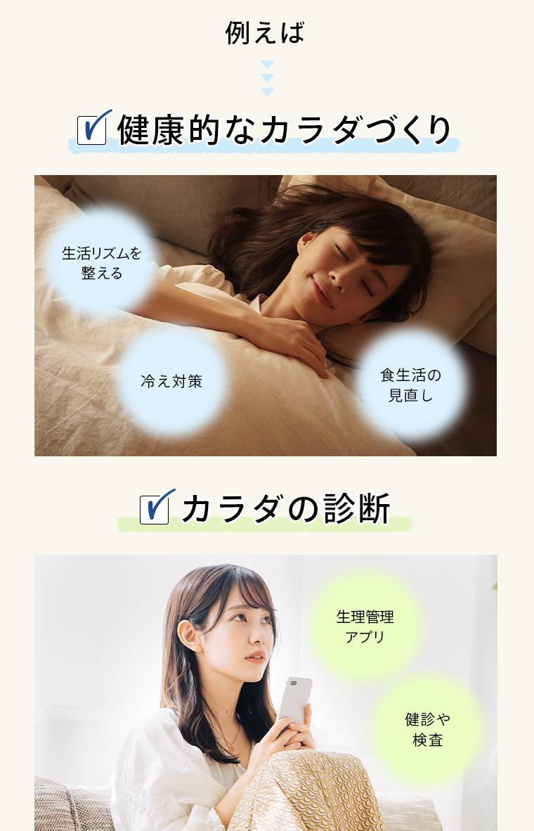 健康的なカラダづくり カラダの診断