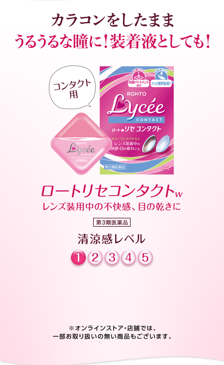 装着液としても！