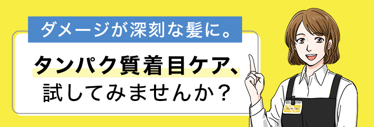 タンパク質ケア、試してみませんか？