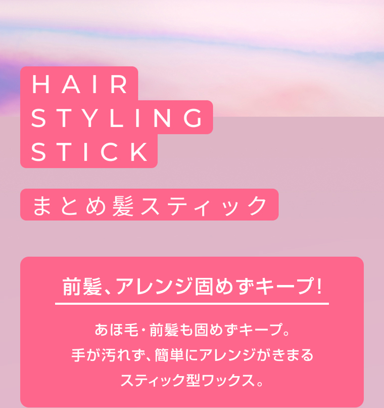 まとめ髪スティック