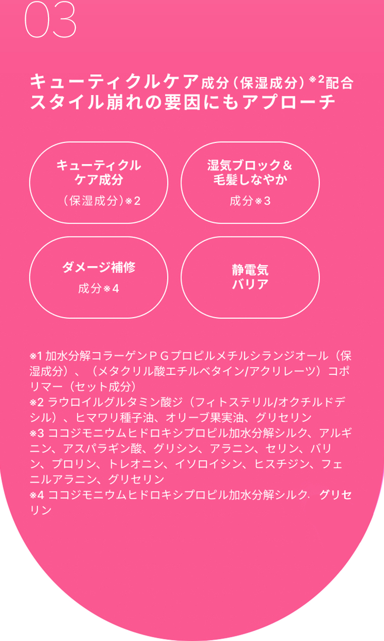 03スタイル崩れの要因にもアプローチ