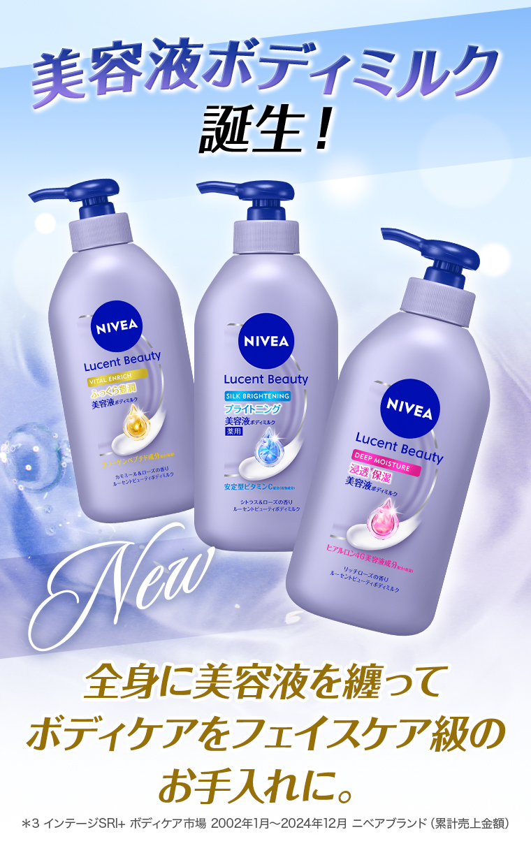 美容液ボディミルク誕生！