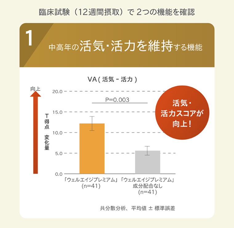 1 中高年の活気・活力を維持する機能