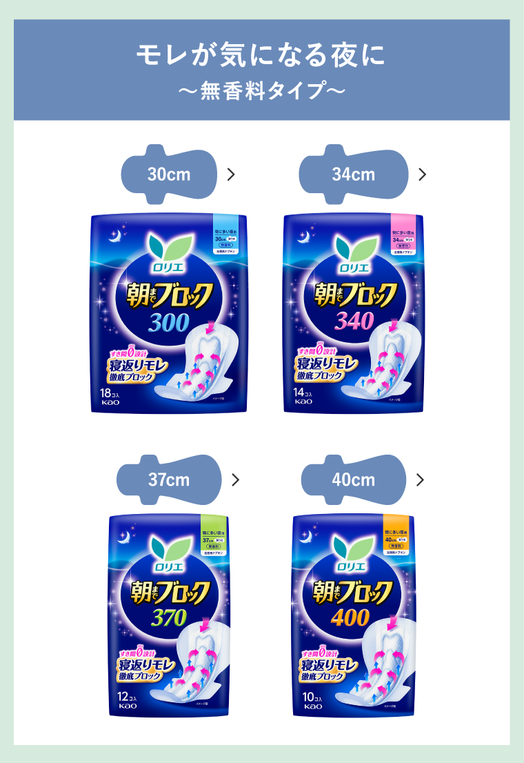 モレが気になる夜に～無香料タイプ～