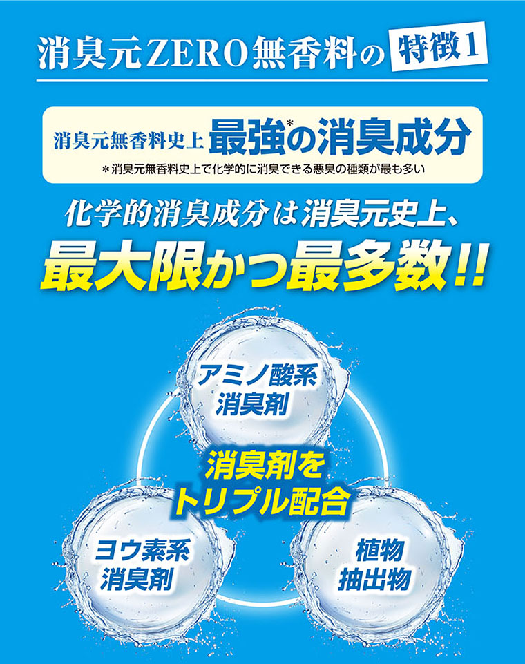消臭元ZERO無香料の特徴1