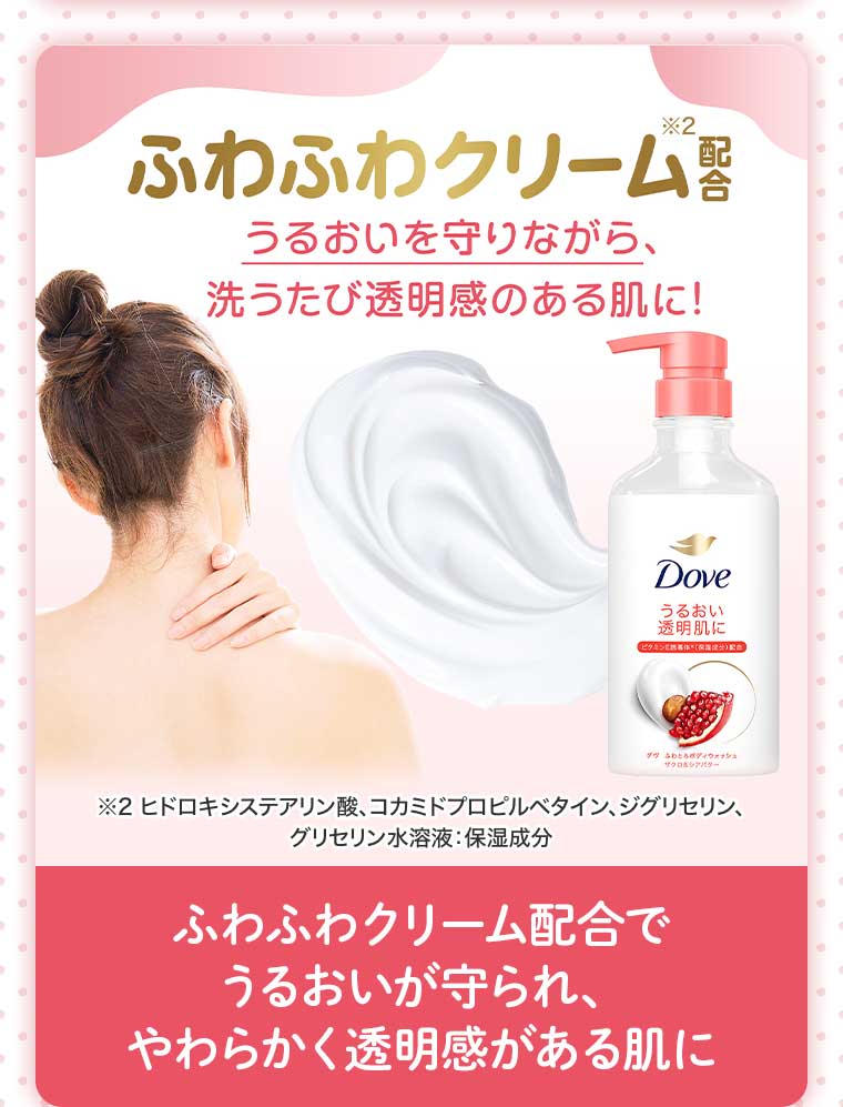 ふわふわクリーム配合