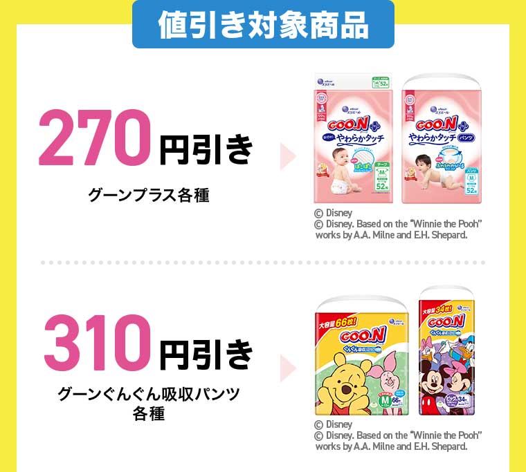 値引き対象商品