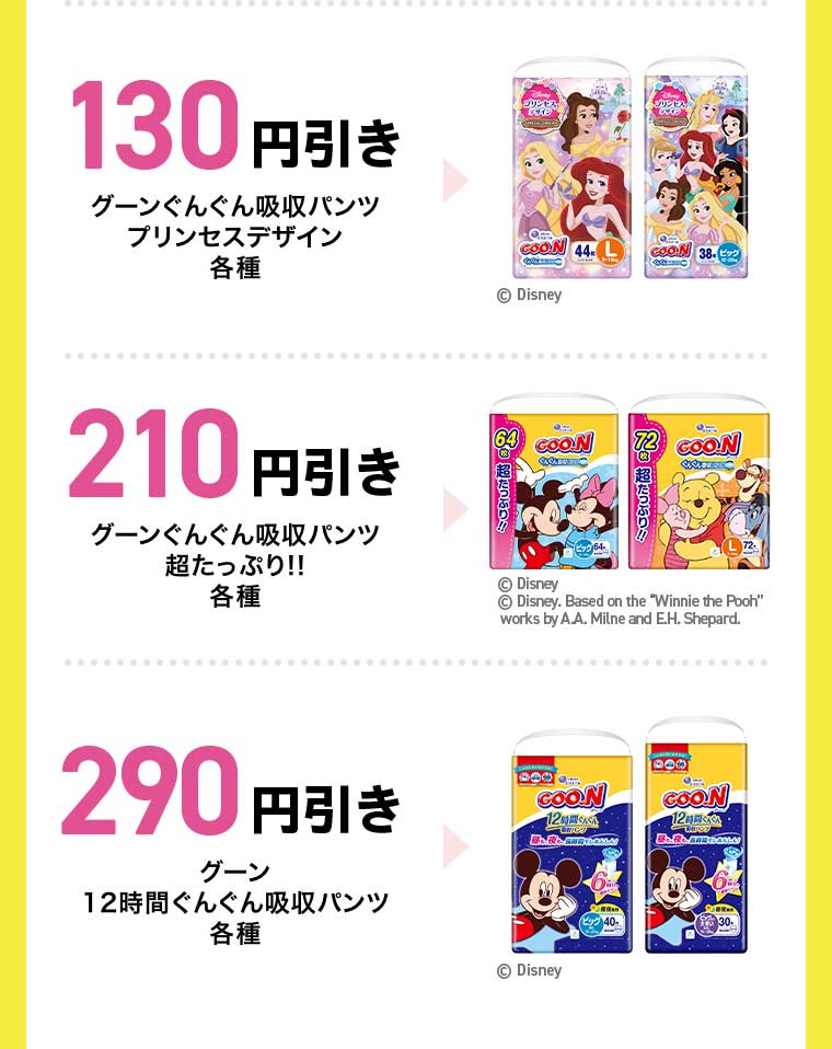 値引き対象商品