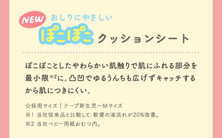 おしりにやさしい ぽこぽこクッションシート
