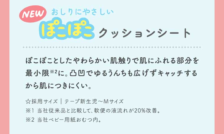 おしりにやさしい ぽこぽこクッションシート