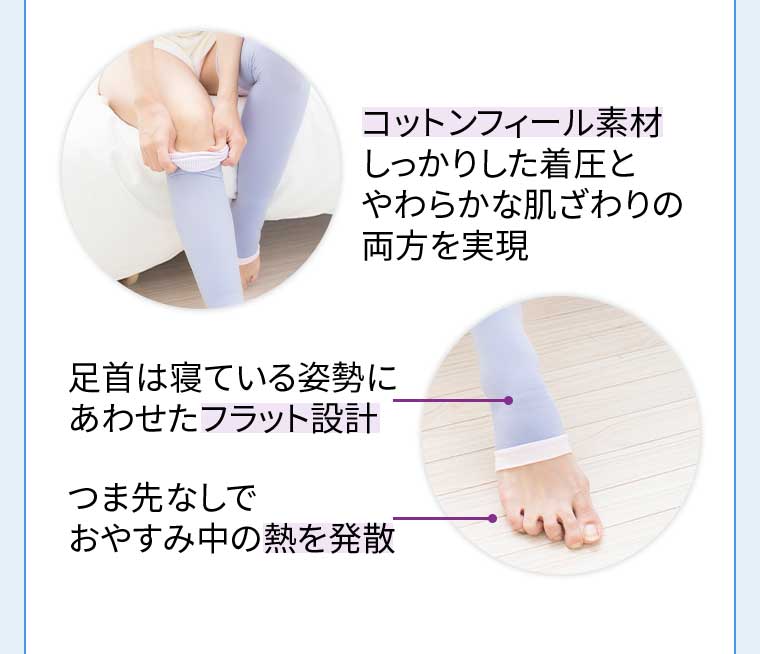 コットンフィール素材