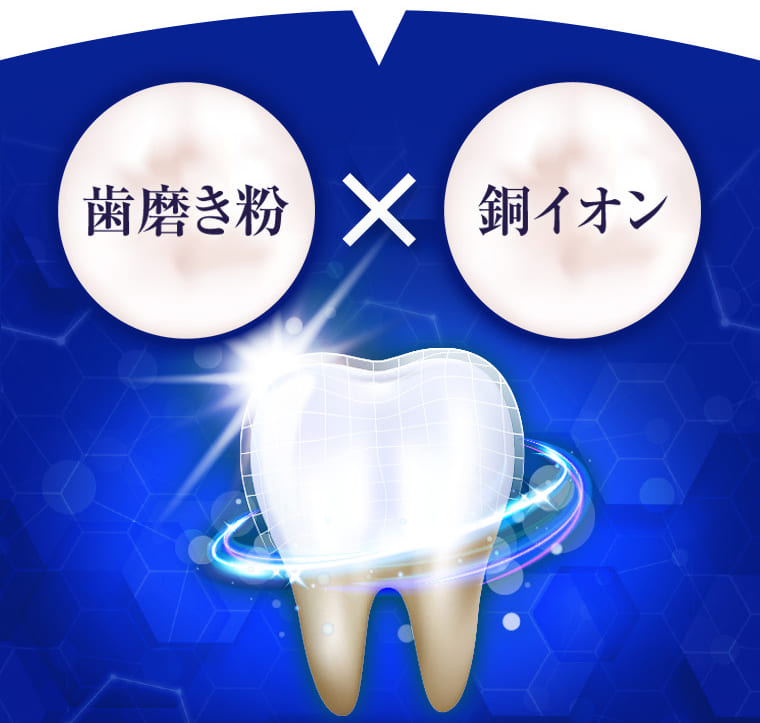 歯磨き粉×銅イオン