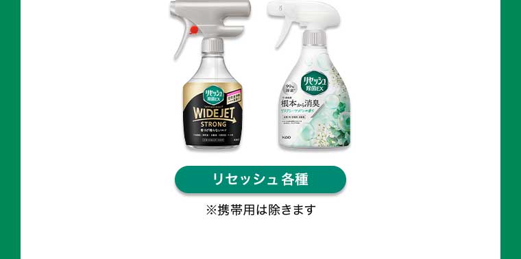 リセッシュ 各種