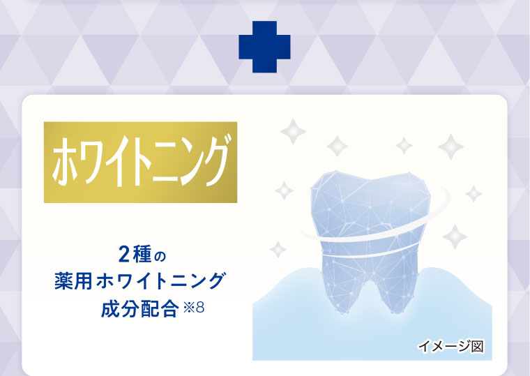 ホワイトニング 2種の薬用ホワイトニング成分配合