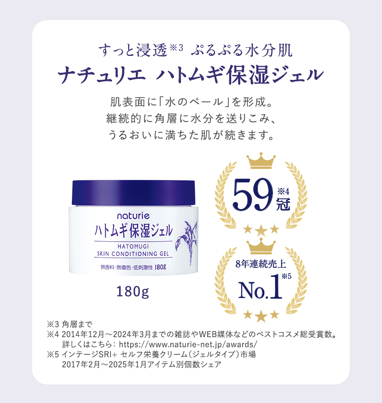 ハトムギ保湿ジェル