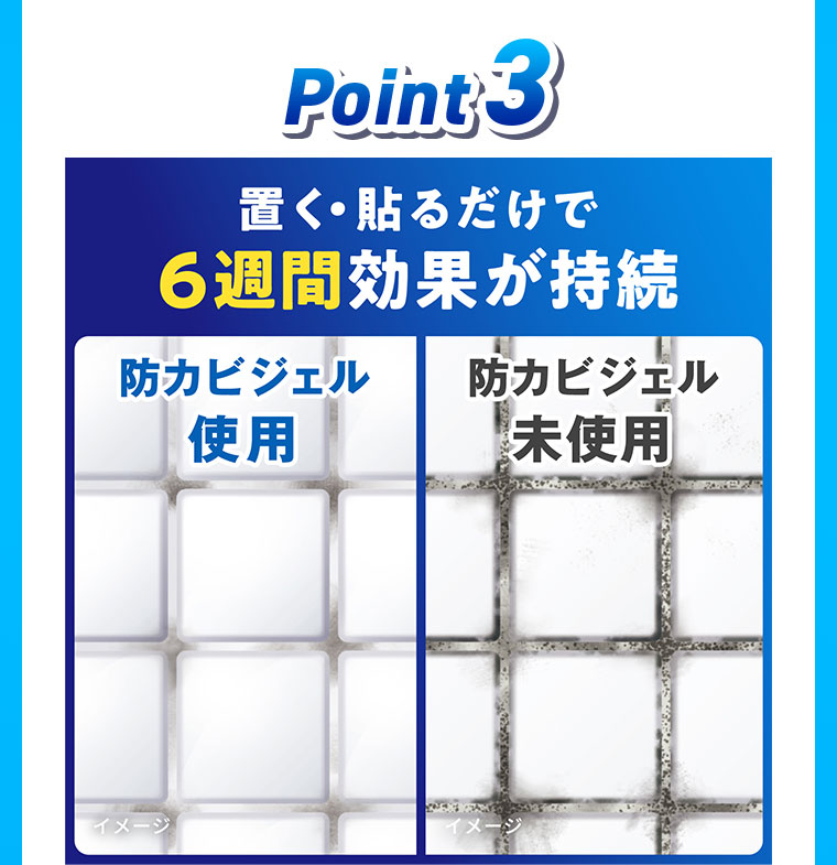Point3 置く・貼るだけで6週間効果が持続
