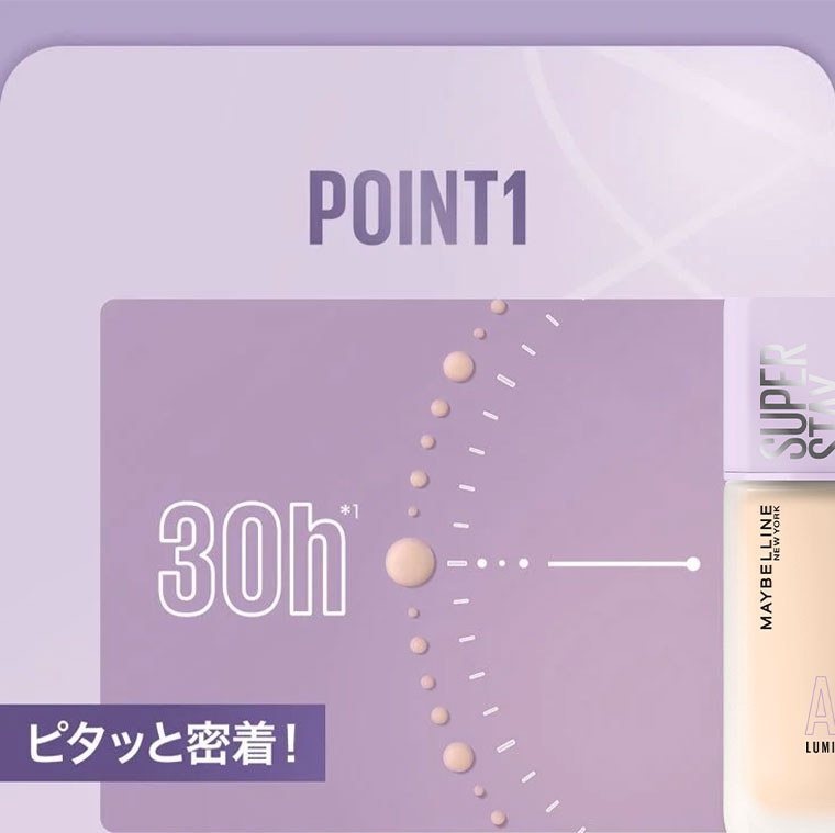 POINT1 ピタッと密着！