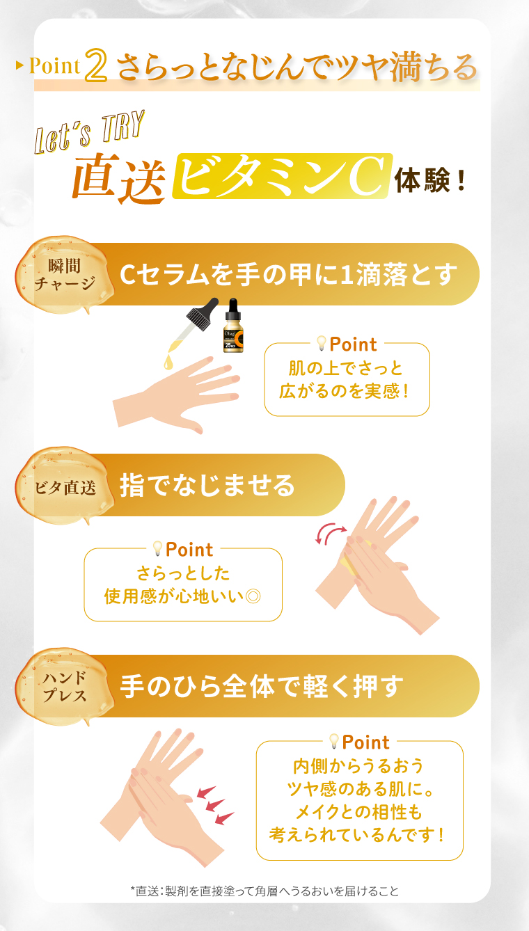 オバジCセラムの進化ポイント2