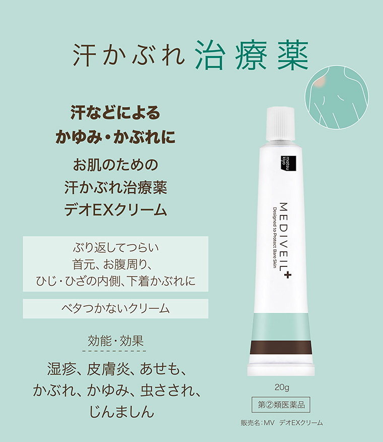 汗かぶれ治療薬